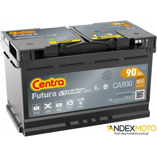 Akumulator 90 Ah CENTRA FUTURA CA900 -zdjęcie numer 1