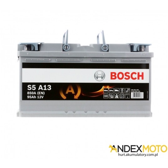 Akumulator 95 Ah BOSCH AGM S5A13 0 092 S5A 130 -zdjęcie numer 1
