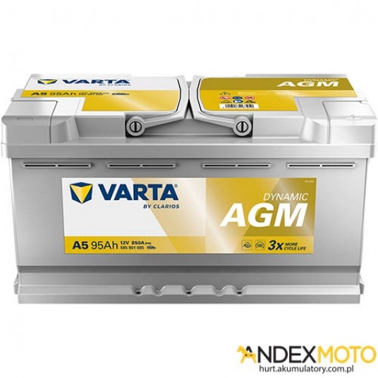 Akumulator 95 Ah VARTA DYNAMIC AGM A5 595901085 -zdjęcie numer 1