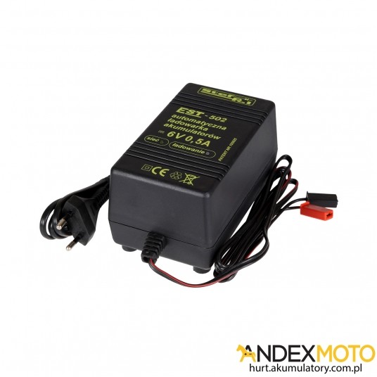 Ładowarka automatyczna EST-502 6V/0,5A -zdjęcie numer 1