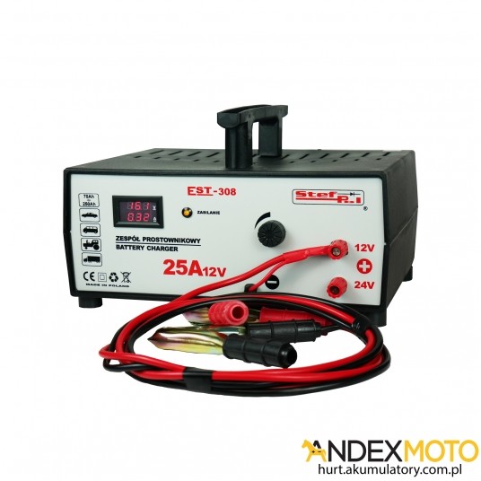 Prostownik EST-308 12V/24V/25A -zdjęcie numer 1