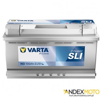 Akumulator 100 Ah VARTA DYNAMIC SLI H3 600402083