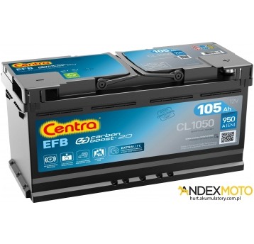 Akumulator 105 Ah CENTRA EFB CL1050