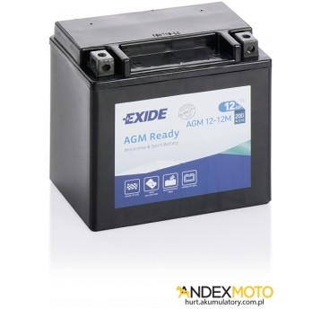 Akumulator 12 Ah EXIDE AGM Ready AGM12-12M