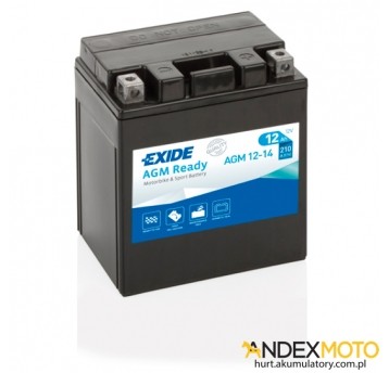Akumulator 12 Ah EXIDE AGM Ready AGM12-14