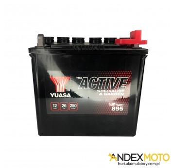 Akumulator 12 V 26 Ah 895 YUASA GARDEN P+