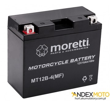 Akumulator 12V 10Ah MT12B GEL MORETTI