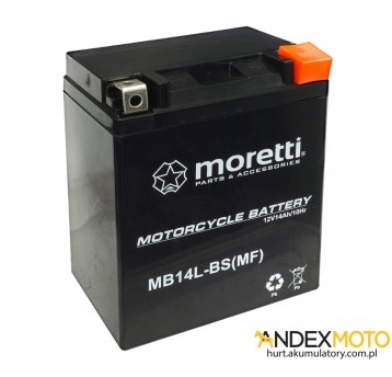 Akumulator 12V 14Ah MB14L-BS GEL MORETTI