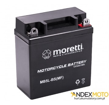 Akumulator 12V 5Ah MB5L-BS GEL MORETTI