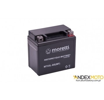 Akumulator 12V 5Ah MTX5L-BS GEL MORETTI
