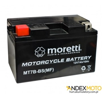 Akumulator 12V 6,5Ah MT7B-BS GEL MORETTI