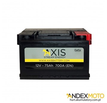 Akumulator 12V 75Ah AXIS