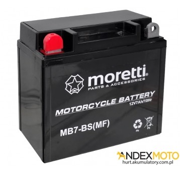 Akumulator 12V 7Ah MB7-BS GEL MORETTI