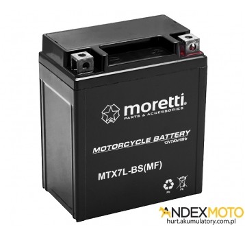 Akumulator 12V 7Ah MTX7L-BS GEL MORETTI