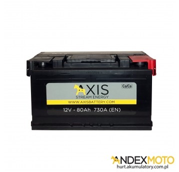 Akumulator 12V 80Ah AXIS