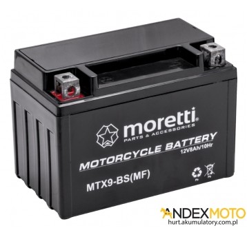 Akumulator 12V 8Ah MTX9-BS GEL MORETTI