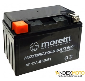 Akumulator 12V 9,5Ah MT12A-BS GEL MORETTI