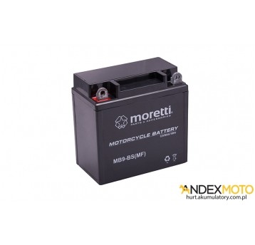 Akumulator 12V 9Ah MB9-BS GEL MORETTI
