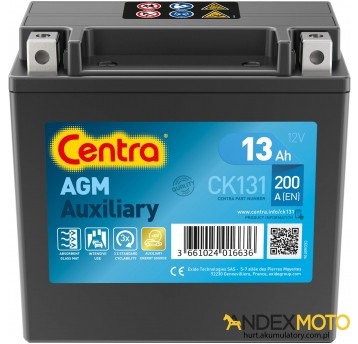 Akumulator 13 Ah CENTRA AUXILIARY CK131