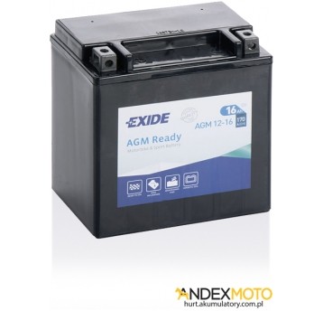 Akumulator 16 Ah EXIDE AGM Ready AGM12-16
