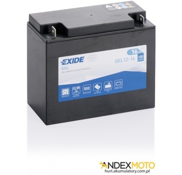 Akumulator 16 Ah EXIDE GEL GEL12-16