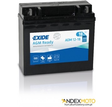 Akumulator 18 Ah EXIDE AGM Ready AGM12-18