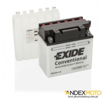 Akumulator 19 Ah EXIDE conventional EB16CL-B
