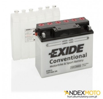 Akumulator 20 Ah EXIDE conventional 12Y16A-3A
