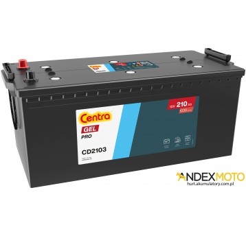 Akumulator 210 Ah CENTRA ENDURANCE+PRO GEL CD2103