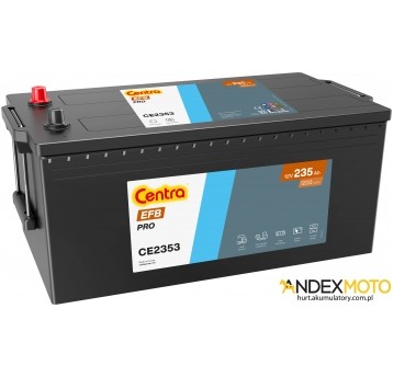 Akumulator 235 Ah CENTRA STRONG PRO EFB+ CE2353