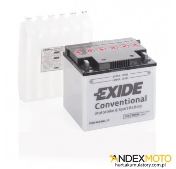 Akumulator 28 Ah EXIDE conventional E60-N24AL-B