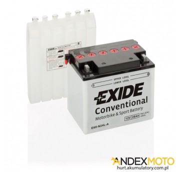 Akumulator 28 Ah EXIDE conventional E60-N24L-A