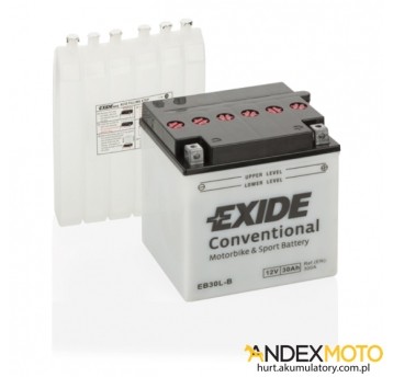 Akumulator 30 Ah EXIDE conventional EB30L-B