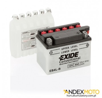 Akumulator 4 Ah EXIDE conventional EB4L-B