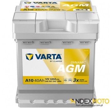 Akumulator 40 Ah VARTA DYNAMIC AGM A10 540901042