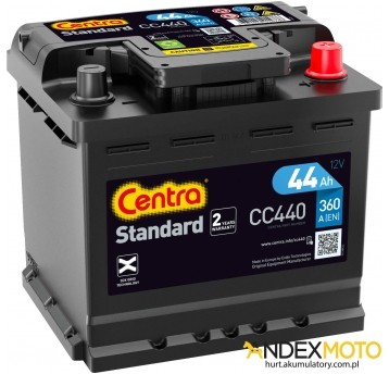 Akumulator 44 Ah CENTRA STANDARD CC440