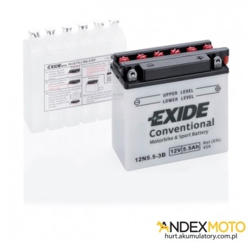 Akumulator 5,5 Ah EXIDE conventional 12N5,5-3B