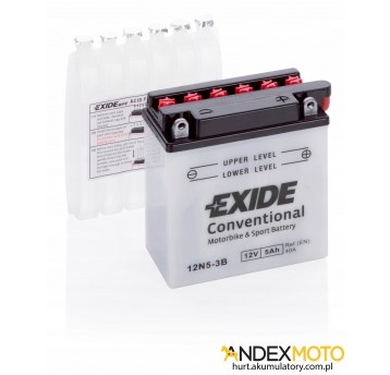 Akumulator 5 Ah EXIDE conventional 12N5-3B