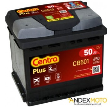 Akumulator 50 Ah CENTRA PLUS CB501