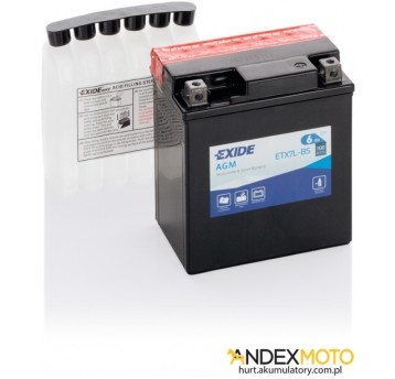 Akumulator 6 Ah EXIDE AGM dry charged ETX7L-BS