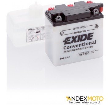 Akumulator 6 Ah EXIDE conventional 6N6-3B-1