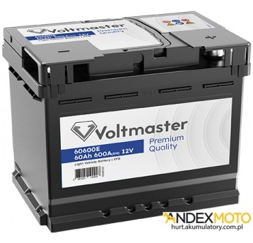 Akumulator 60 Ah 60600E VOLTMASTER EFB