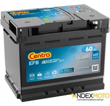 Akumulator 60 Ah CENTRA EFB CL600