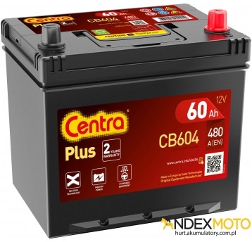 Akumulator 60 Ah CENTRA PLUS CB604