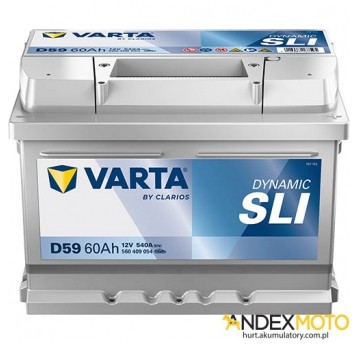 Akumulator 60 Ah VARTA DYNAMIC SLI D59 560409054