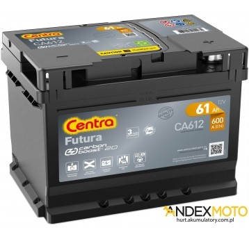 Akumulator 61 Ah CENTRA FUTURA CA612