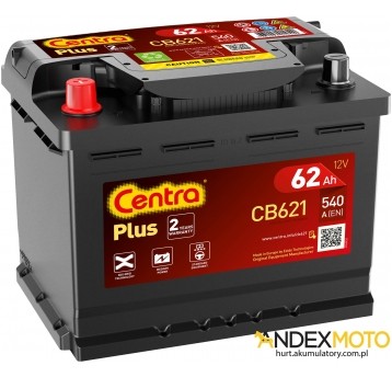 Akumulator 62 Ah CENTRA PLUS CB621