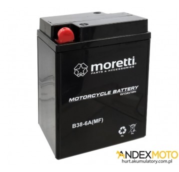 Akumulator 6V 13Ah MB38-6A GEL MORETTI