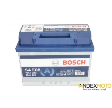 Akumulator 70 Ah BOSCH EFB S4E08 0 092 S4E 081