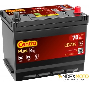 Akumulator 70 Ah CENTRA PLUS CB704